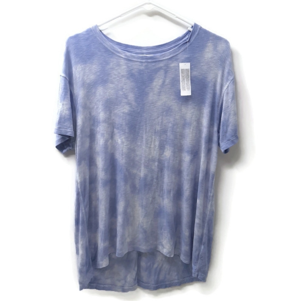 NWT AEO blue tie dye tee small
